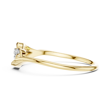 Flowing Harmony Lab-Grown Diamond Ring