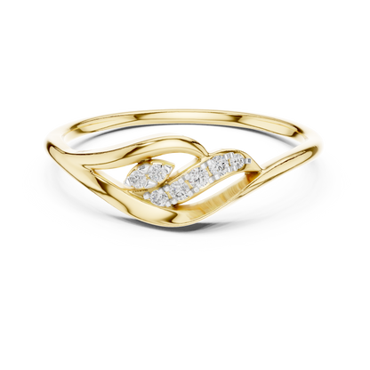 Flowing Harmony Lab-Grown Diamond Ring