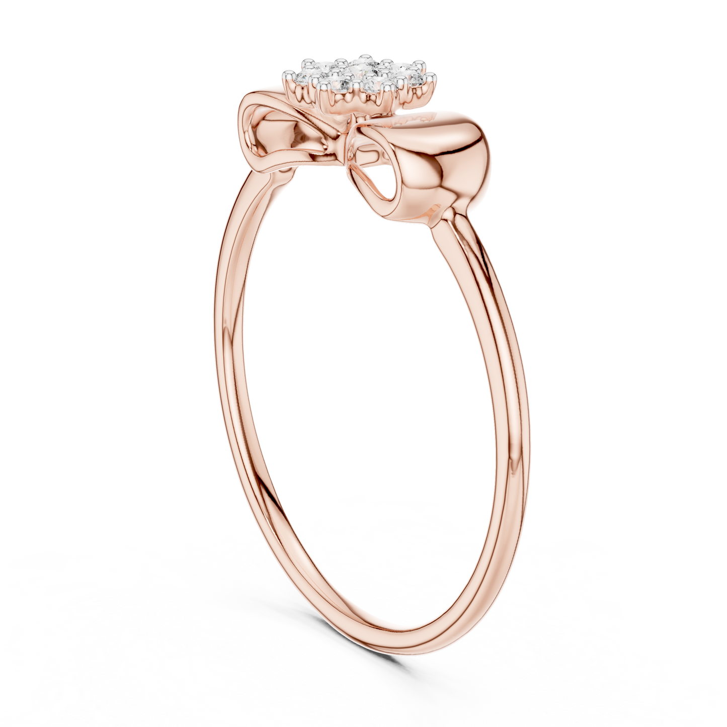 Bow Blossom Lab-Grown Diamond Ring