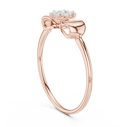 Bow Blossom Lab-Grown Diamond Ring