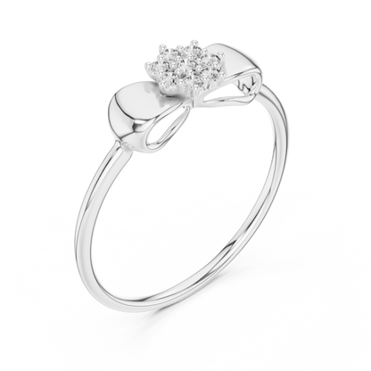 Bow Blossom Lab-Grown Diamond Ring
