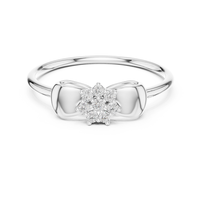 Bow Blossom Lab-Grown Diamond Ring