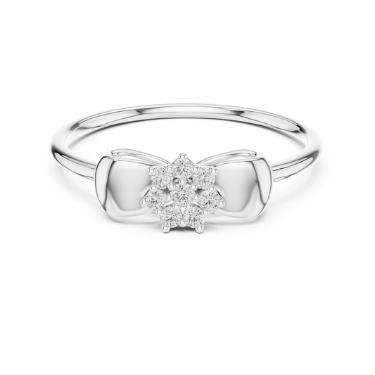 Bow Blossom Lab-Grown Diamond Ring