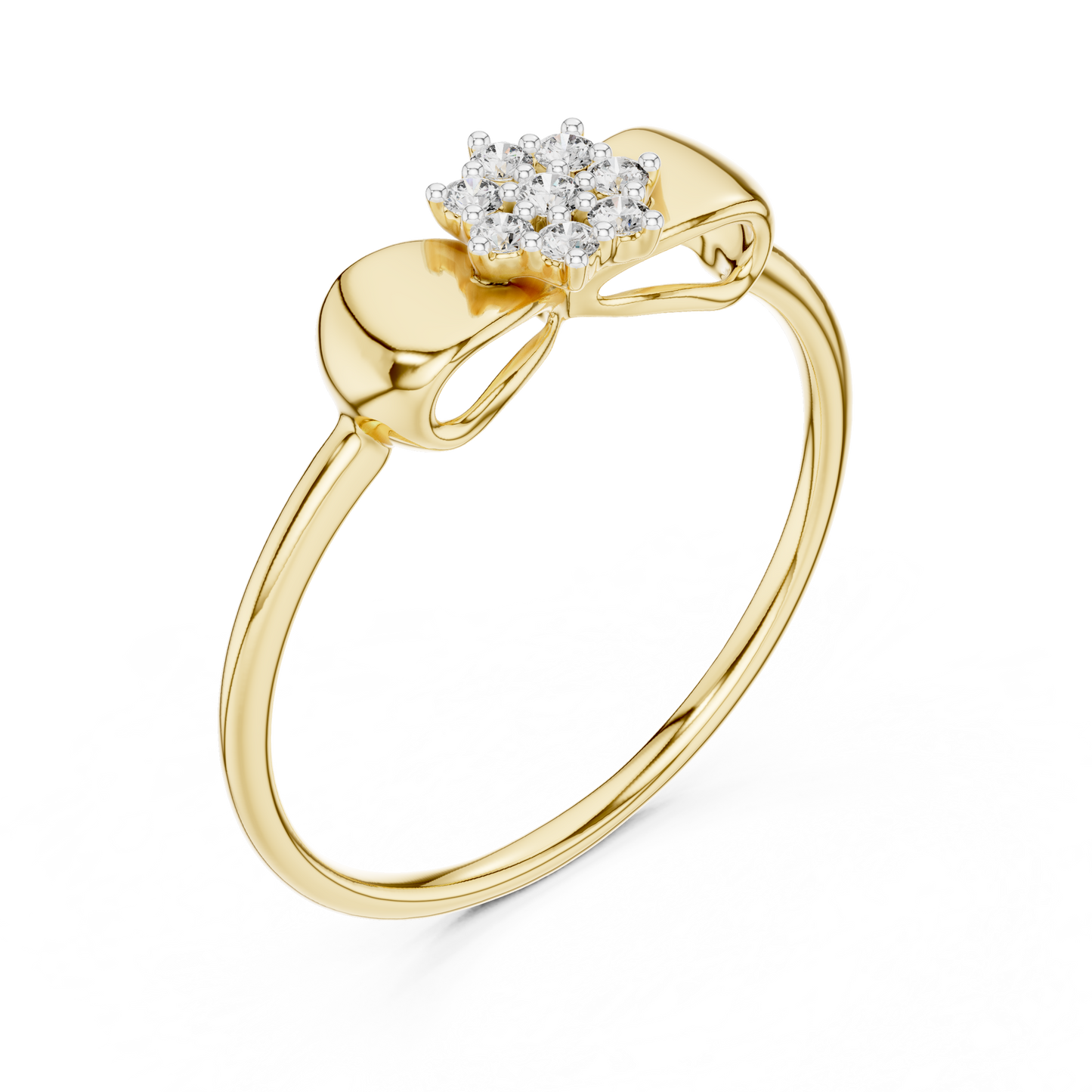 Bow Blossom Lab-Grown Diamond Ring