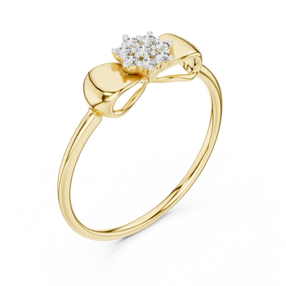 Bow Blossom Lab-Grown Diamond Ring