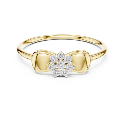 Bow Blossom Lab-Grown Diamond Ring