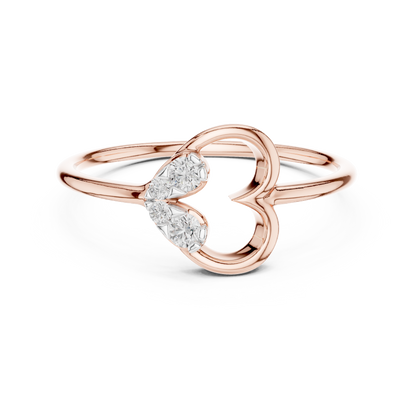 Open Heart Glow Lab-Grown Diamond Ring