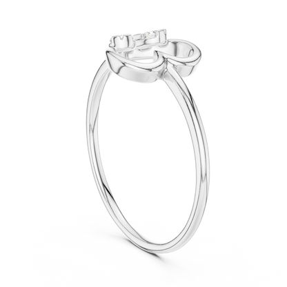 Open Heart Glow Lab-Grown Diamond Ring