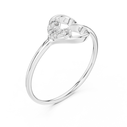 Open Heart Glow Lab-Grown Diamond Ring