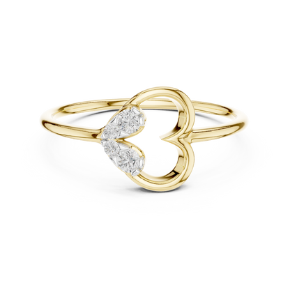 Open Heart Glow Lab-Grown Diamond Ring