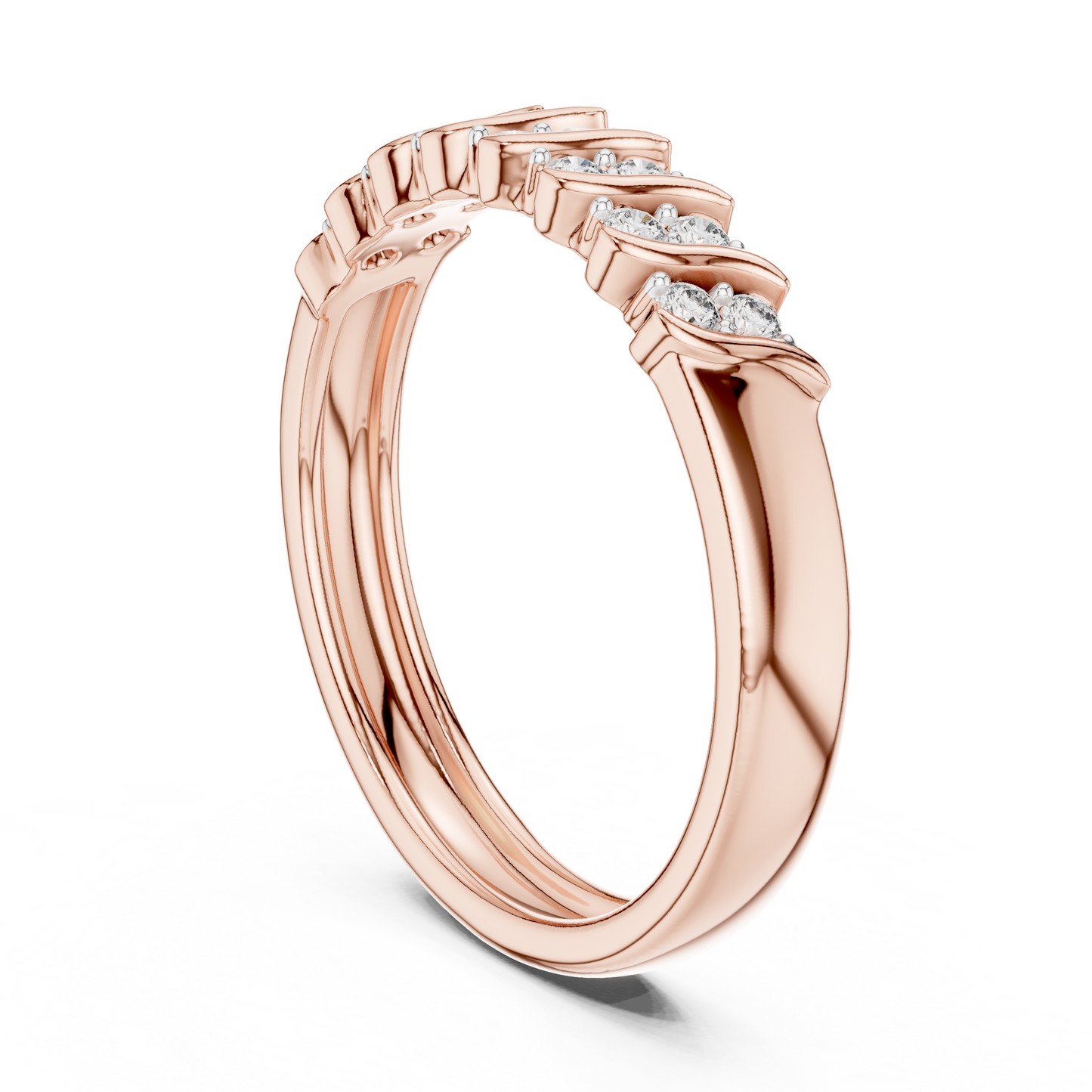 Wavecrest Lab-Grown Diamond Band