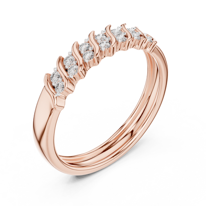 Wavecrest Lab-Grown Diamond Band