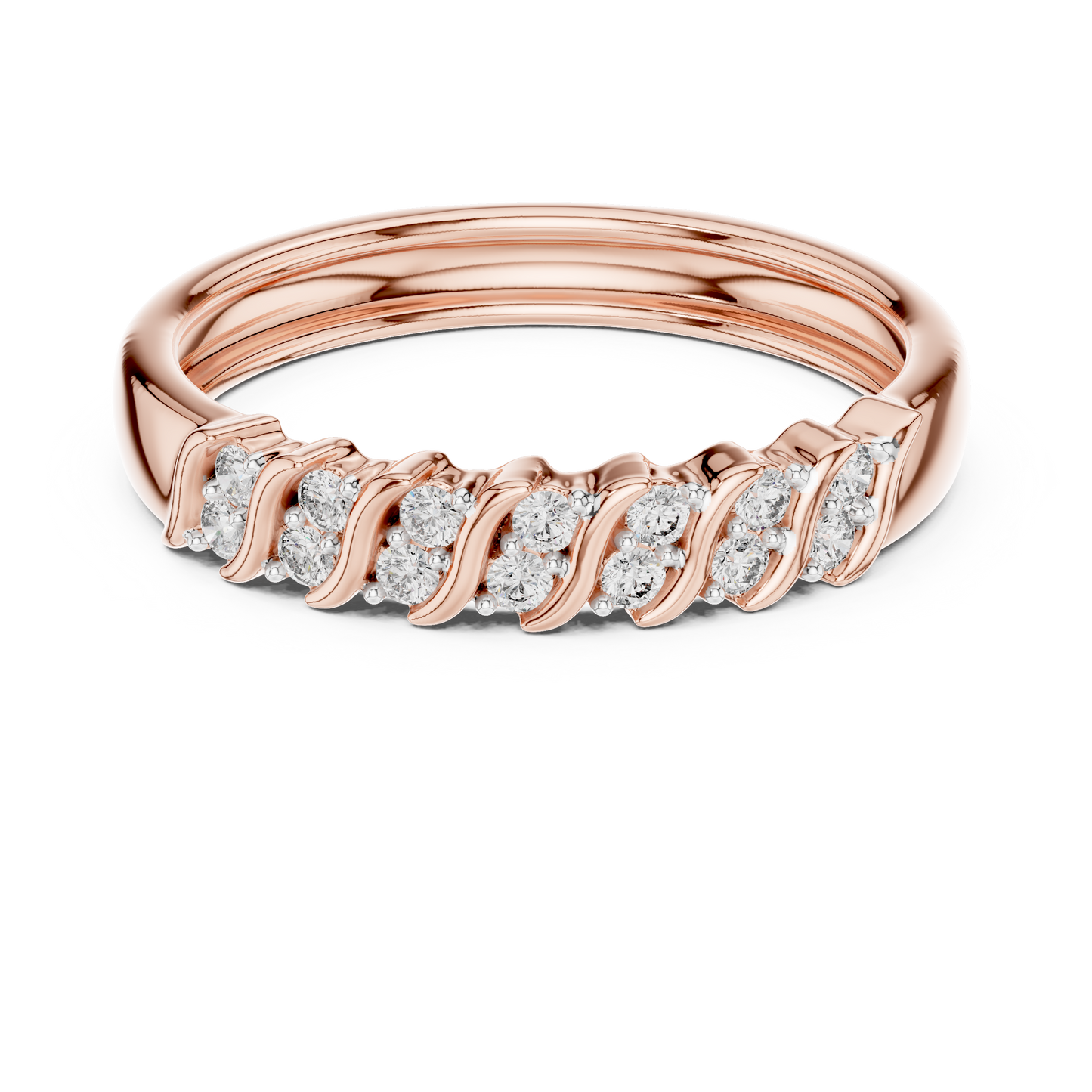 Wavecrest Lab-Grown Diamond Band