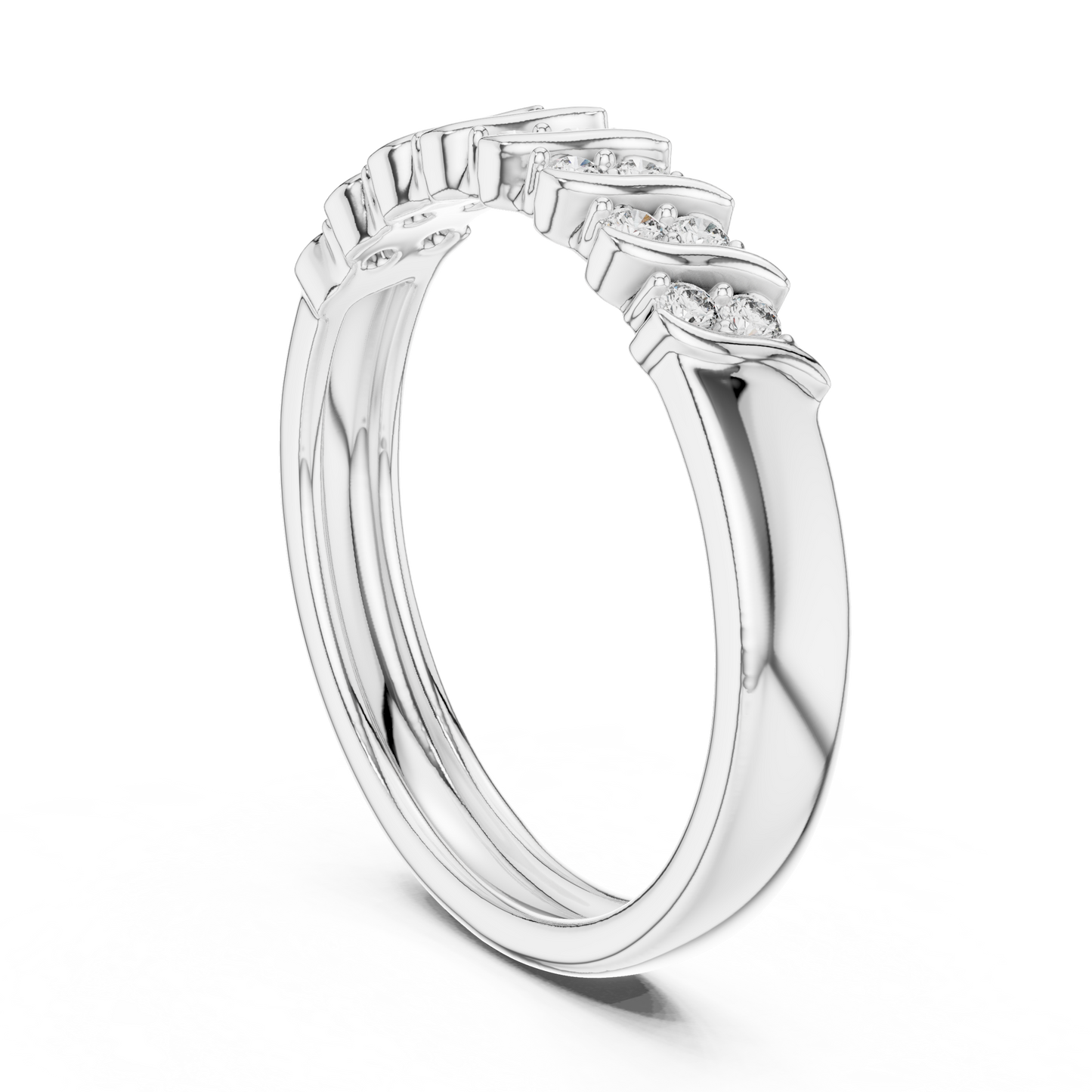Wavecrest Lab-Grown Diamond Band