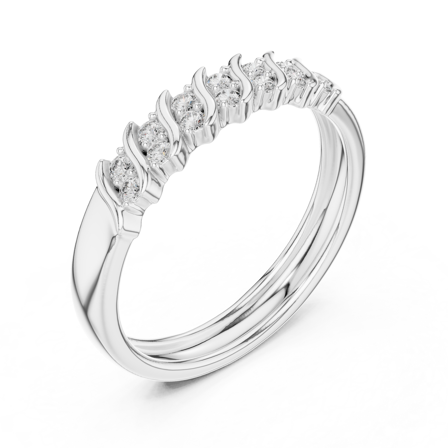 Wavecrest Lab-Grown Diamond Band