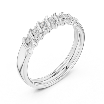 Wavecrest Lab-Grown Diamond Band