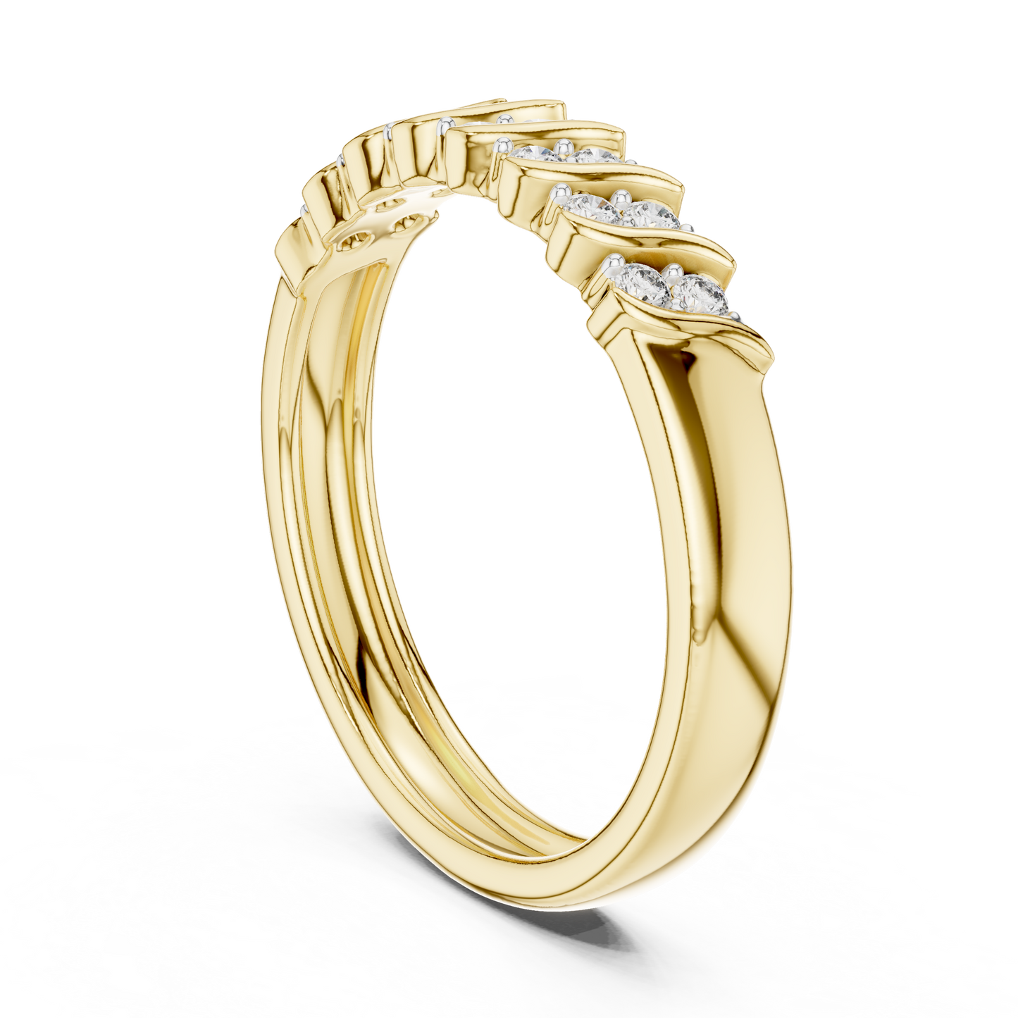 Wavecrest Lab-Grown Diamond Band