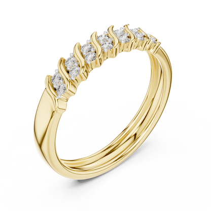 Wavecrest Lab-Grown Diamond Band