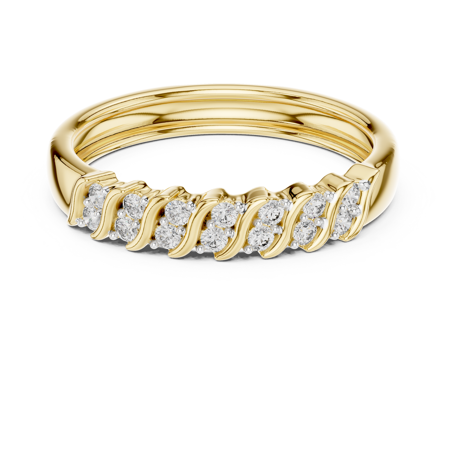 Wavecrest Lab-Grown Diamond Band