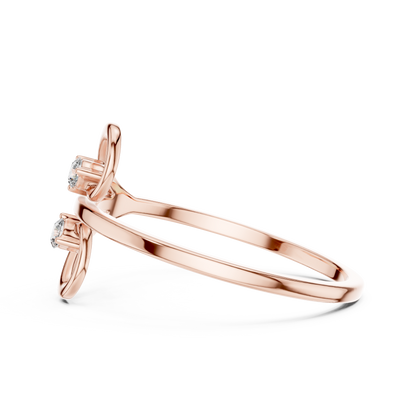 Twist Solitaire Lab-Grown Diamond Ring