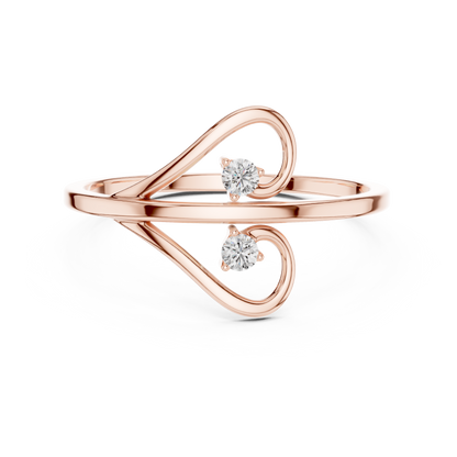 Twist Solitaire Lab-Grown Diamond Ring