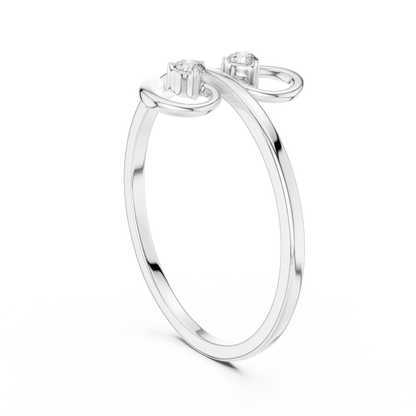 Twist Solitaire Lab-Grown Diamond Ring
