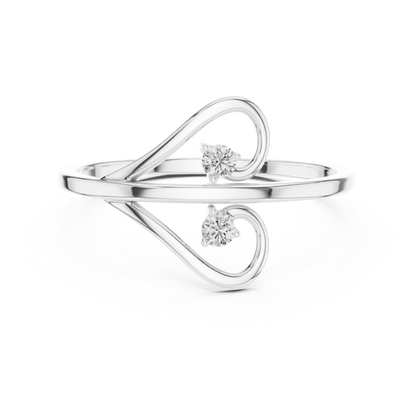 Twist Solitaire Lab-Grown Diamond Ring