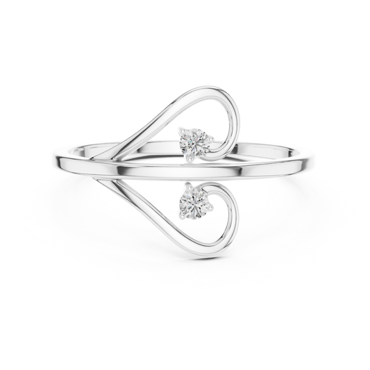 Twist Solitaire Lab-Grown Diamond Ring