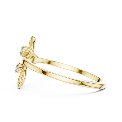 Twist Solitaire Lab-Grown Diamond Ring