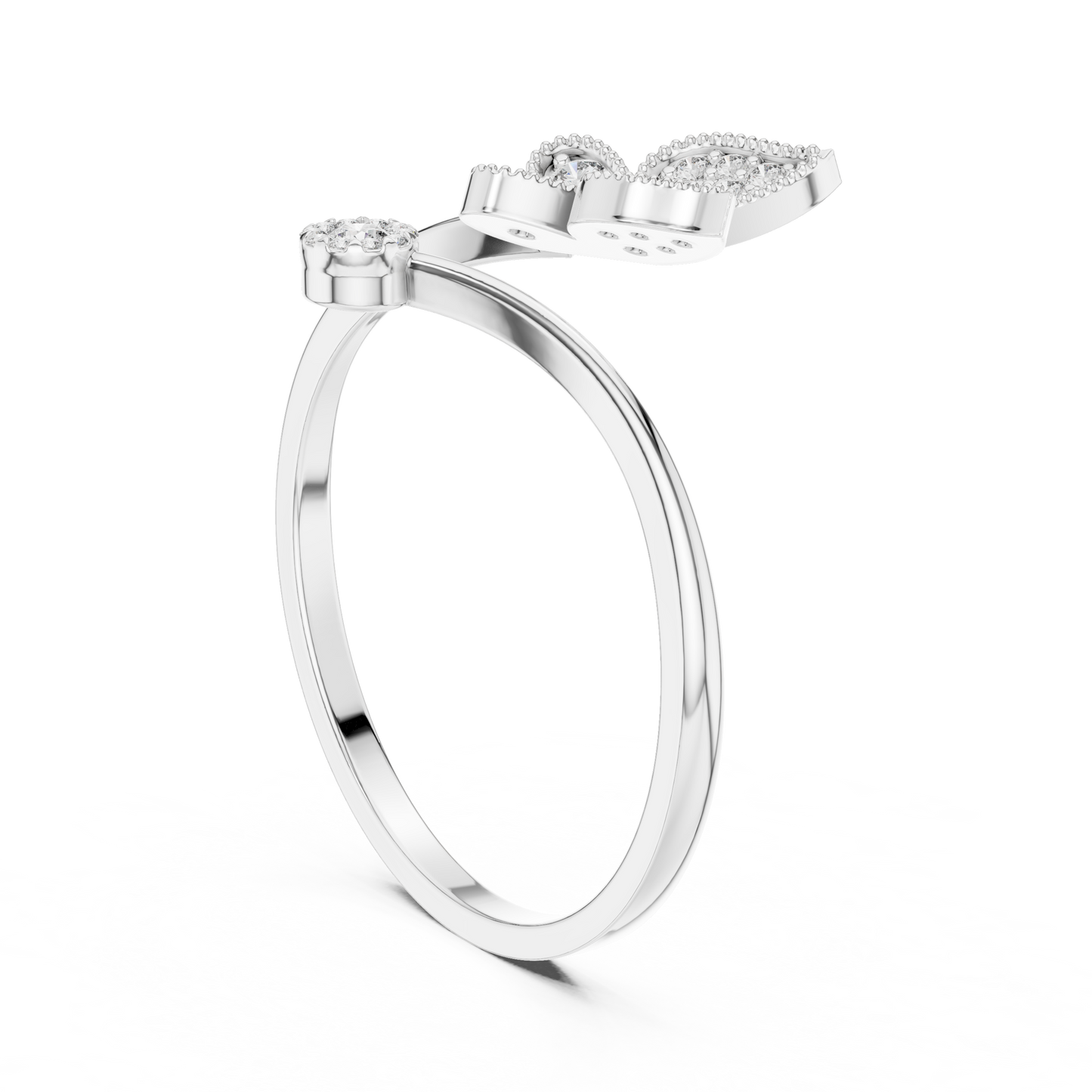 Butterfly Bloom Diamond Ring