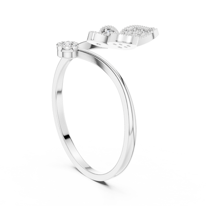 Butterfly Bloom Diamond Ring