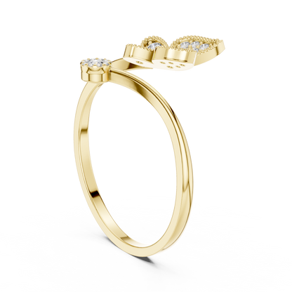 Butterfly Bloom Diamond Ring