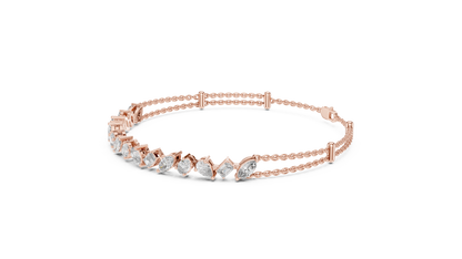 Luminous Harmony Diamond Chain Bracelet