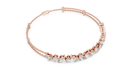 Luminous Harmony Diamond Chain Bracelet