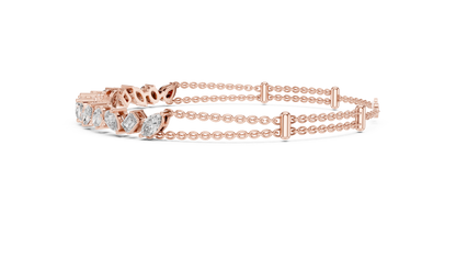 Luminous Harmony Diamond Chain Bracelet