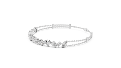 Luminous Harmony Diamond Chain Bracelet