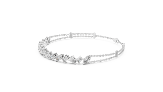 Luminous Harmony Diamond Chain Bracelet