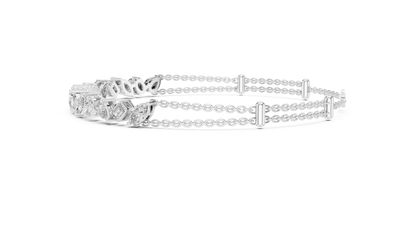 Luminous Harmony Diamond Chain Bracelet