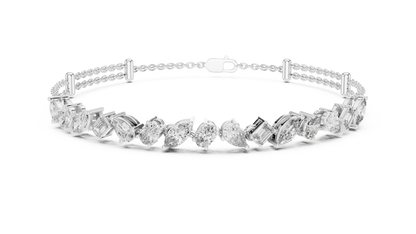 Luminous Harmony Diamond Chain Bracelet