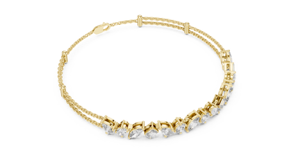 Luminous Harmony Diamond Chain Bracelet