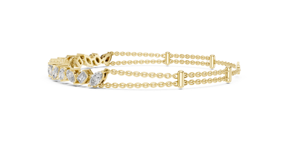 Luminous Harmony Diamond Chain Bracelet