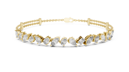 Luminous Harmony Diamond Chain Bracelet