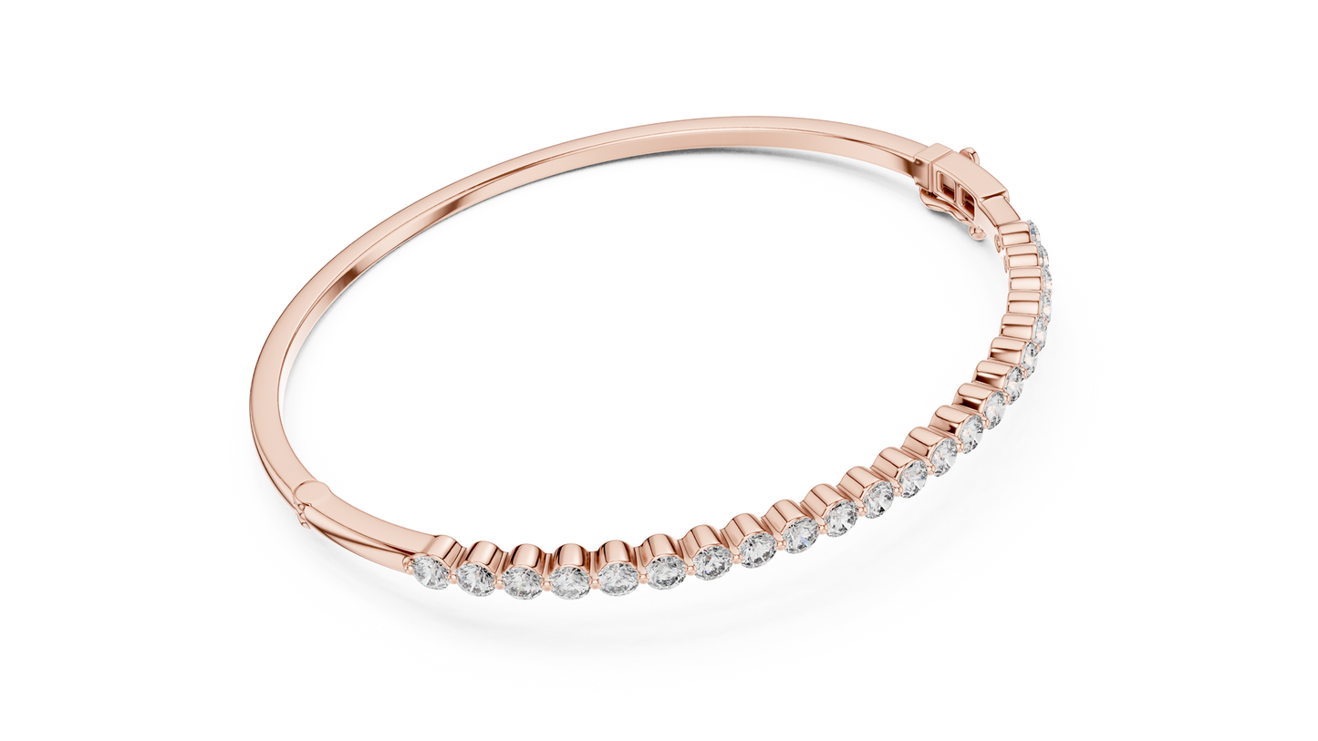 Eternal Sparkle Diamond Bangle Bracelet