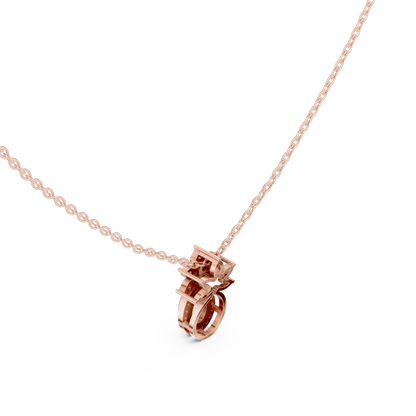Pear Halo Lab-Grown Diamond Pendant