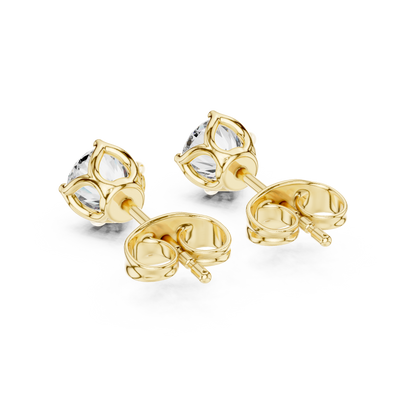 Classic Solitaire Lab-Grown Diamond Stud Earrings