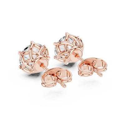 Signature Six-Prong Lab-Grown Diamond Stud Earrings