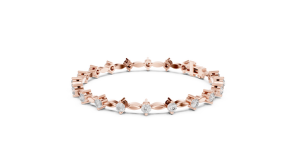 Golden Grace Diamond Link Bracelet