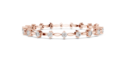 Golden Grace Diamond Link Bracelet