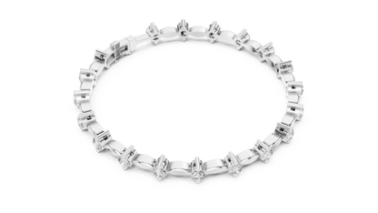 Golden Grace Diamond Link Bracelet