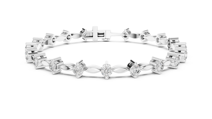 Golden Grace Diamond Link Bracelet